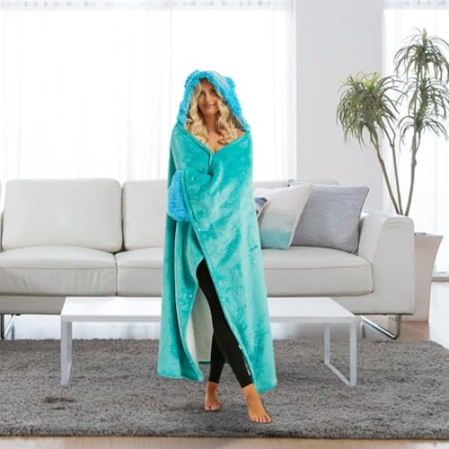 Cobertor com capuz de dinossauro, Cobertor de dinossauro com capuz vestível, Envoltório de manta de