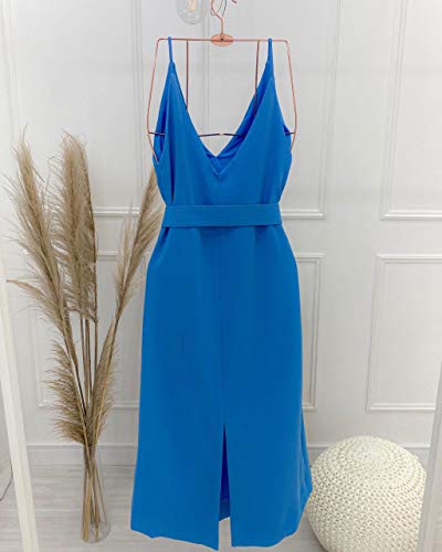 Vestido Midi Lauren Azul