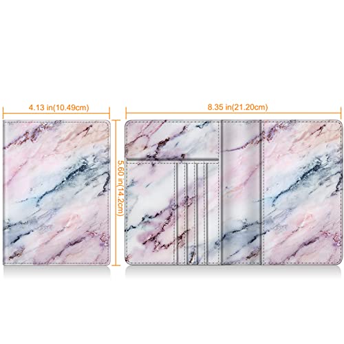 Image of FINTIE Passport Holder, Slim Travel Wallet RFID Blocking Card Case Cover Passport Cover Protector Essentials with Credit Card Slots for Women /Men | Slim