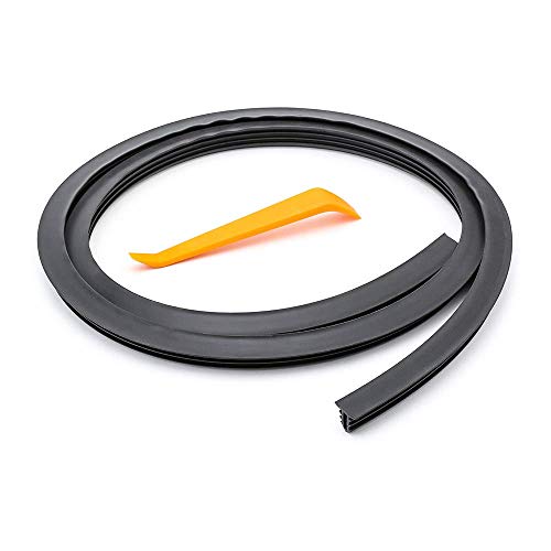 Borde del coche de goma del ajuste, 1.6M U tipo goma universal del tablero de instrumentos del coche de los bordes sellando la tira del aislamiento del ruido de la tira insonorizada Cover