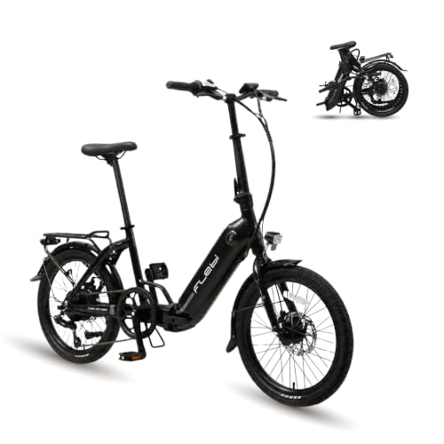 Flebi Bicicleta Eléctrica Plegable 20' Swan 4.0 Xlite | Autonomía 40 km | Batería 7.8Ah | E-Bike Urbana Unisex | Bici eléctrica Adultos compacta y Ligera