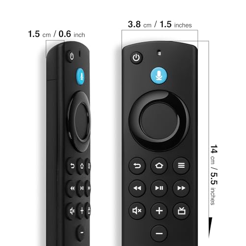 Image of Replacement Voice Remote Fit for All Fire-Series TV Cube /Stick, Compatible with Firestick 4K Max /4K /Stick /Lite /HD, Fit for All Hisense, TCL, Insignia-Pioneer-Omni QLED Series, Not for Roku