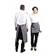 Whites Chefs Clothing B158 Standard Bistroschürze, Grau