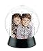 Neil Enterprises Inc. Sphere 2-Photo Snow Globe with Black Base