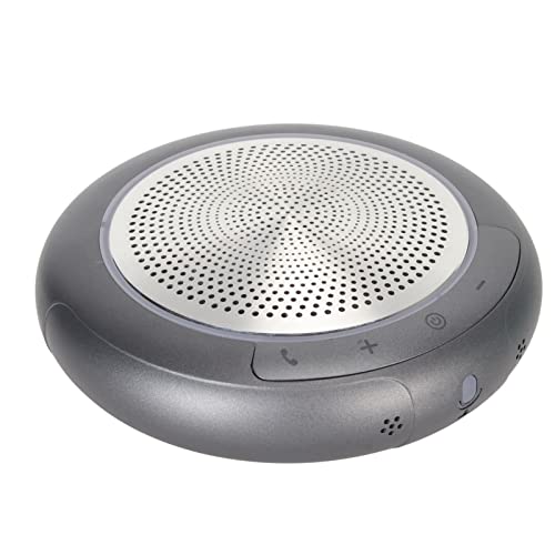 Cyrank Micrófono USB para Conferencias, Altavoz De Conferencias Y Micrófono, Micrófono De Escritorio para Ordenador, Micrófonos Omnidireccionales para Ordenador Portátil De 360 ​​Grados