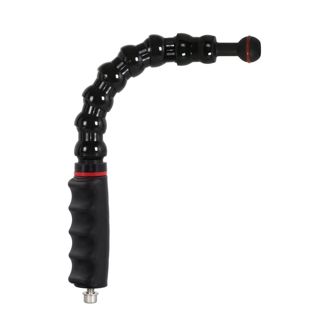 Handgriff mit Flexarm 3 Module und Kugel 25 mm M8 Innengewinde Lang 29 cm für Kameraschienen FLEX-ARM 500I02BK