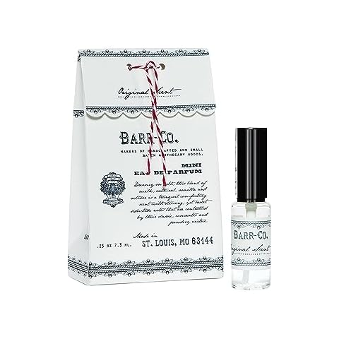 Barr-Co. Original Scent Mini Perfume Spray, Creamy Vanilla Scent with Oat & Vetiver, Concentrated Perfume Oil for Women, Travel Size, 0.25 fl oz Cover