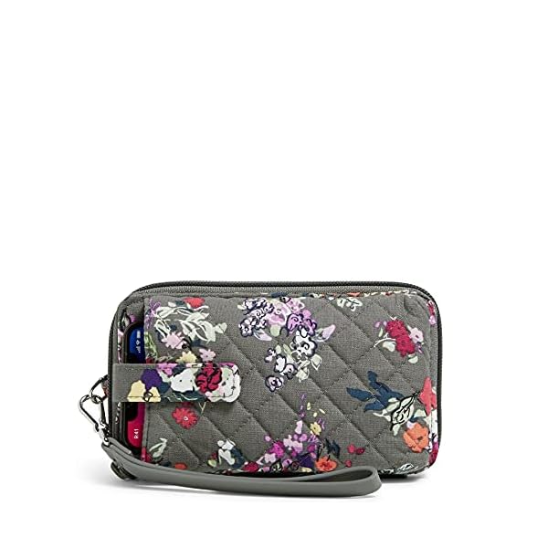 Women’s Cotton Smartphone Wristlet with RFID Protection