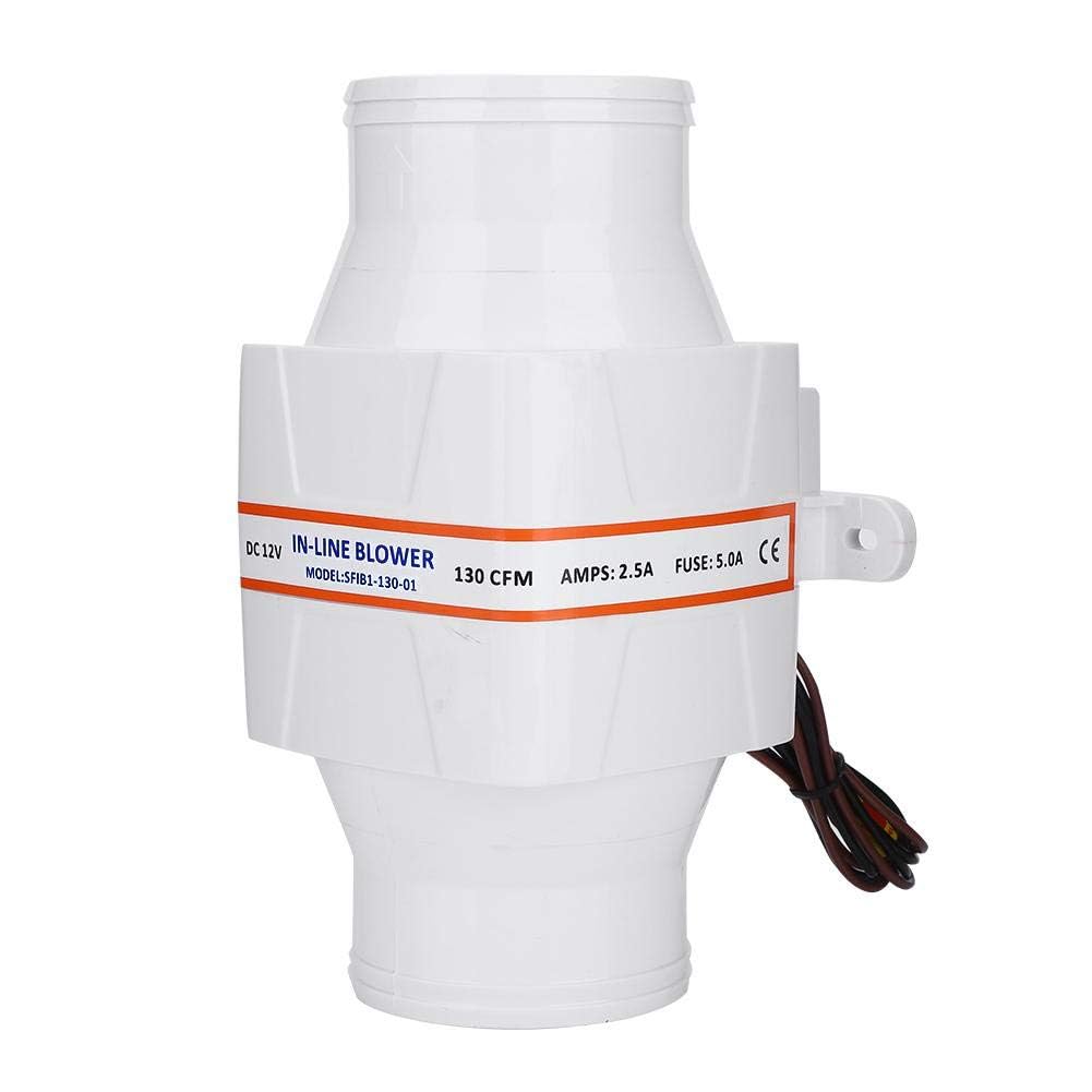 VGEBY Soplador de Aire de sentina Marina 3 en línea Soplador de Aire de sentina Marina Silenciador Ventilador Fuerte para Caravana de Yates Sportinggoods Sportinggoods Entrenamiento De Fuerza