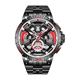 【Adaptation parfaite aux occasions et aux occasions】 : cette montre n'est pas seulement un enregistreur de temps, mais aussi un symbole de goût. Que ce soit avec un costume et une cravate ou pour sortir pour un week-end décontracté, il peut ajouter un sentiment de sophistication à votre look général. La montre carrée pour homme n'est ni encombrante ni petite, et est très confortable à porter, vous permettant de montrer confiance en toute occasion.