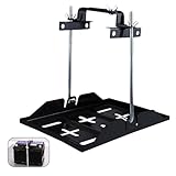 Hohitenz Batteriehalter-Kit – Batteriefach 28 cm + J-Bolzen 23 cm, universelle verstellbare Metallklemme, korrosionsbeständiger Stahl – inkl. Flügelmuttern – für Auto/Boot/Marine/Wohnmobil
