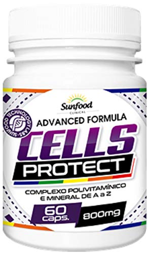 Cells Protect Complexo Polivitamínico e Mineral de A a Z Sunfood 60 Cápsulas