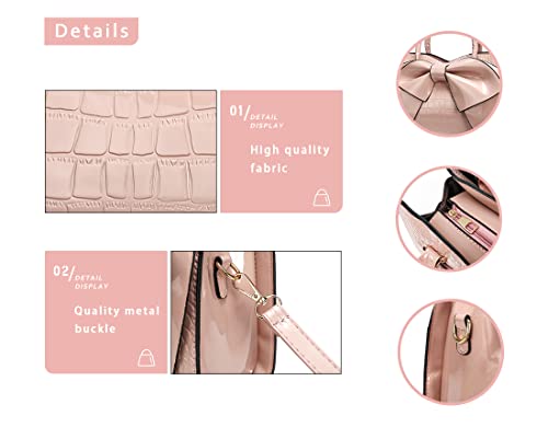 Image of JHVYF Women Tote bag Satchel Purses and Handbags for Women Shoulder Bags Bow Purse
