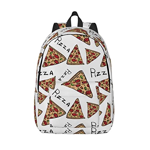 Sac à dos voyage ordinateur portable motif pizza pour ados