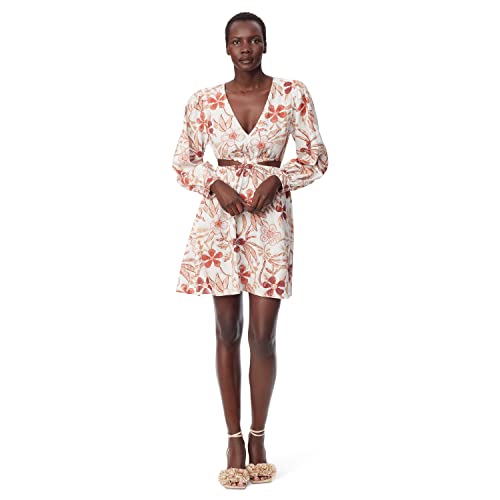 Image of Women's Emely V-Neck Cutout Waist Dress