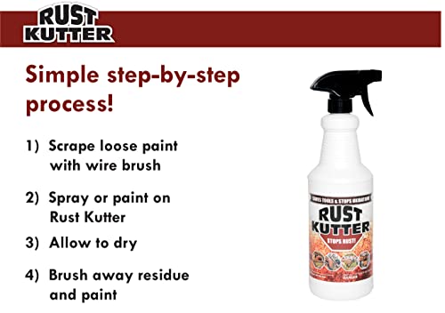 Rust Kutter 8088 Stops Rust And Converts Rust Spots To Leave A Primed Surface Ready To Paint thumb #3