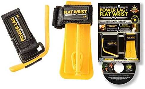 Golf Swing Training Aids - Golf Swing Lag Trainer and Golf Flat Wrist Trainer for Chipping, Slice and Full Swing