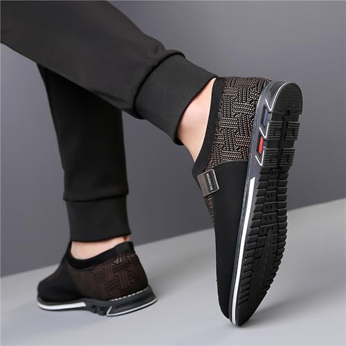 Image of Veslesth Men Casual Shoes Sneakers Loafers Comfort Walking Shoes Fashion Driving Shoes Luxury Leather Shoes for Male Business Work Office Dress Outdoor