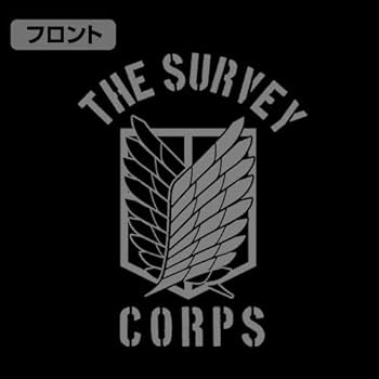 進撃の巨人　調査兵団のエンブレム　4個セット Amazon.co.jp: 進撃の巨人 調査兵団エンブレム M 65ジャケット