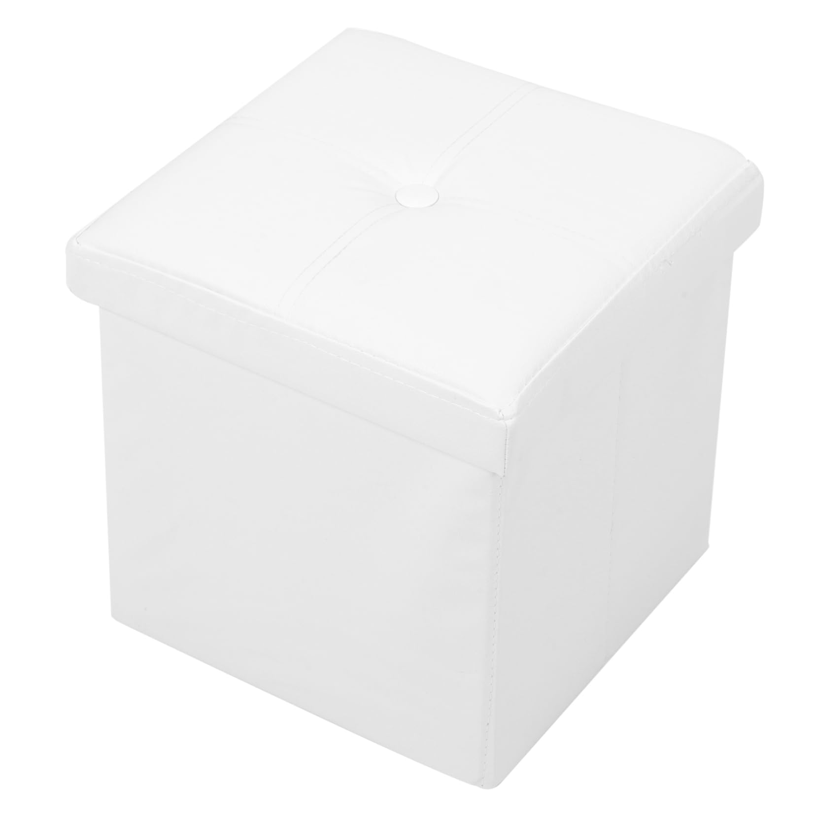 PRETYZOOM Sturdy Box Bench Large 27l Storage Cube for Toys Books Lightweight Portable for Home Mall and Travel