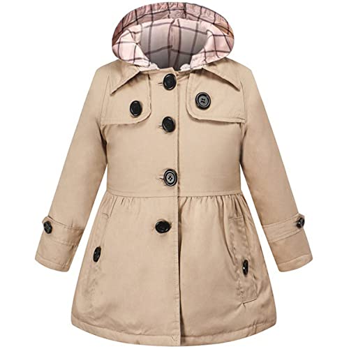 FAIRYRAIN Mädchen Kids Teens Kinder Jacke Trenchcoat Windjacke...