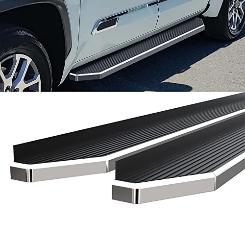 Estribos laterales HD Ridez 6 pulg pulidos Toyota Tundra miniatura 4
