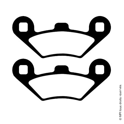 Piastrine di freno Ligier staby 3 ruote