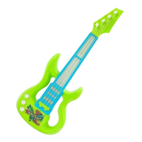 Guitarra Infantil, Brinquedo de Guitarra Elétrica Multifuncional Promove o Aprendizado Cores Bonitas