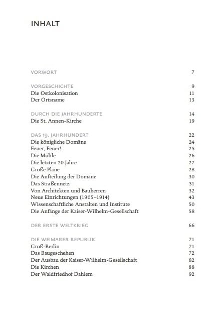 Dahlem: Zwischen Idylle und Metropole