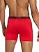 PUMA Men's 5 Pack Training Fit Boxer Briefs, Red/Navy, Large
