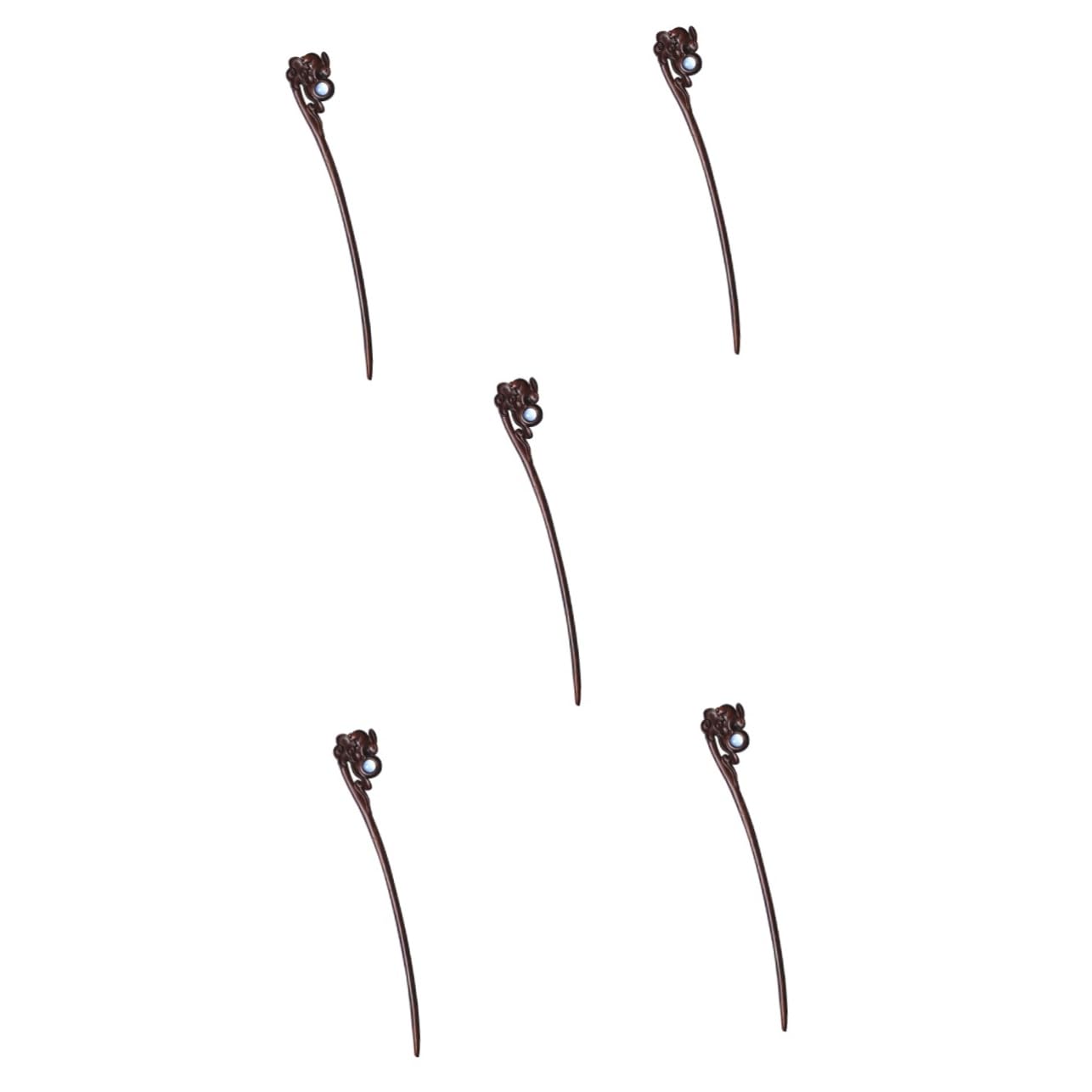 FRCOLOR 5 forcine cinesi per capelli chignon retrò per capelli chignon, forcine per capelli lunghi semplici