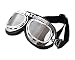 Produktbild DSstyles Steampunk Aviator Pilot Style Motorrad Cruiser Scooter Schutzbrille mit Rauch Linsen, Vintage Cool Motorrad Snowboard Windproof Gläser mit Rauch Objektive