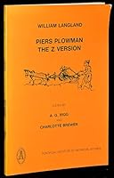 Piers Plowman: A Facsimile of the Z-Text in Bodleian Library, Oxford, MS Bodley 851 (Piers Plowman) 0888440596 Book Cover
