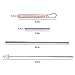 Flyby Portable Reusable Drinking Straws | Collapsible & Foldable Telescopic Stainless Steel Metal Straw Dispenser | Final Aluminum Case, Long Cleaning Brush, Silicone Tip | Rose Gold | 1-Pack