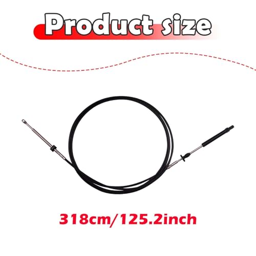 Câble d'accélérateur flexible 3,8 M 0173112 haute résistance mécanique