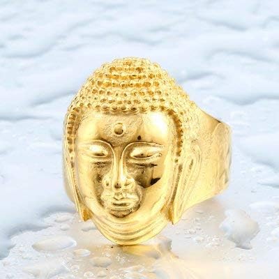 Amazon | リング 指輪 メンズ 仏 仏教 神様 ブッダ ブッタ