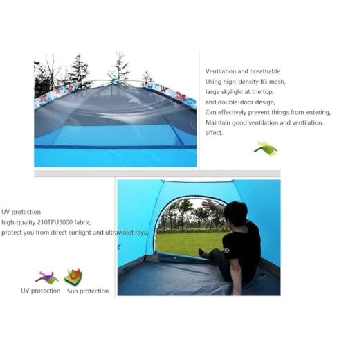 Carpa automática pop-up para 2 personas, impermeable y UV miniatura 4