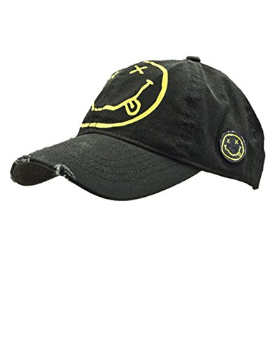 Rock Off Nirvana Smiley Baseball Cap