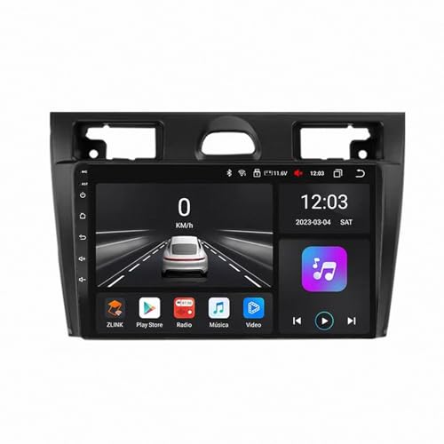 Navegador GPS Ford Fiesta Mk5 2002-2008 con avisos de tráfico y mapas del mundo 16G