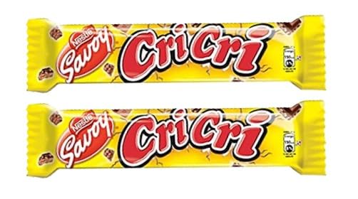 SAVOY CRI CRI Chocolate con Leche y Tostaditas de Arroz. 2 tabletas de 27 g cada una