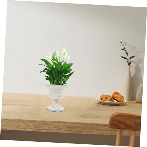 Colonne romaine jardinière rétro pour sublimer une allée de mariage