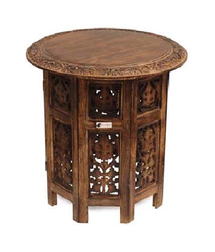 SouvNear Coffee Table, 18 x 18 x 18 Inches, Brown