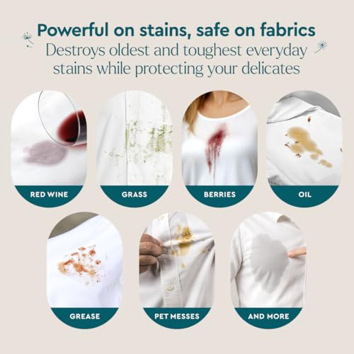 puracy stain remover spray natural travel and laundry stain cleaner for clothes baby amp kids stains oil amp fabric spot cleaner unscented 4 oz