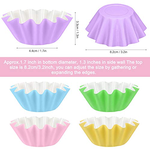 Dreamtop 150 PCS Wax Melt Liners Reusable & Leakproof Candle Popper Liner, Wax Tray for Scented Wax Electric Wax Warmers, Plug in Warmers, Candle Warmer, 6 Colors - Image 3