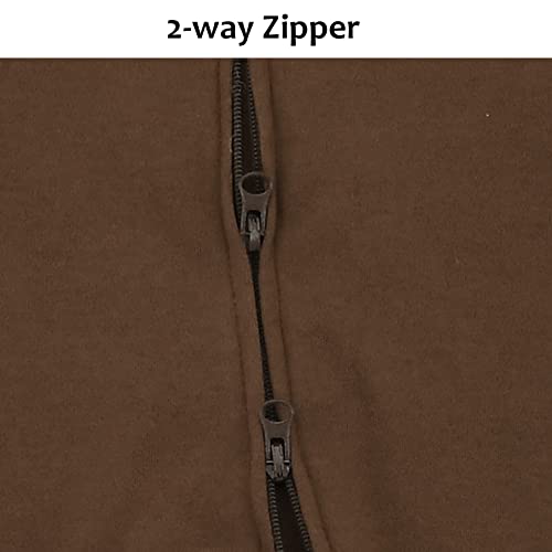 Aablexema Baby Pajamas with Feet and Mittens 2-Pack Zip Up Infant Cotton Long Sleeve Footies Sleep and Play4