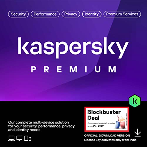 Kaspersky | Premium - Total Security (Ultimate Security) | 1 Device | 1 Year | Email Delivery in 1 Hour