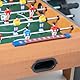 Kyto Tischkicker Kinder und Erwachsene, Kickertisch, Tischfussball 70x35cm, aus Holz, Ink. 2X Kicker Bälle