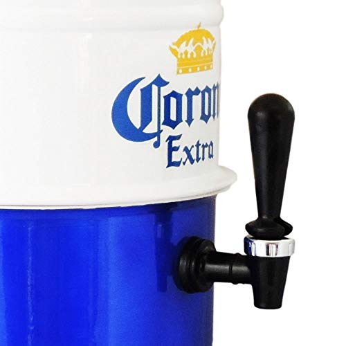 Chopeira Portátil Chopp 5,1 Litros - Azul e Branca Corona Extra Gelada até 4 horas