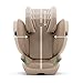 CYBEX Gold Kinder-Autositz Solution G2 Plus, Ab ca. 3 bis 12 Jahre (100 - 150 cm), Max. 50 kg, Für Autos mit und ohne ISOFIX, Almond Beige