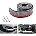 Bigetaige Universal Front Bumper Spoiler, 8.2ft/250cm Universal Carbon Fiber Front Bumper Lip Strip Splitter Spoiler